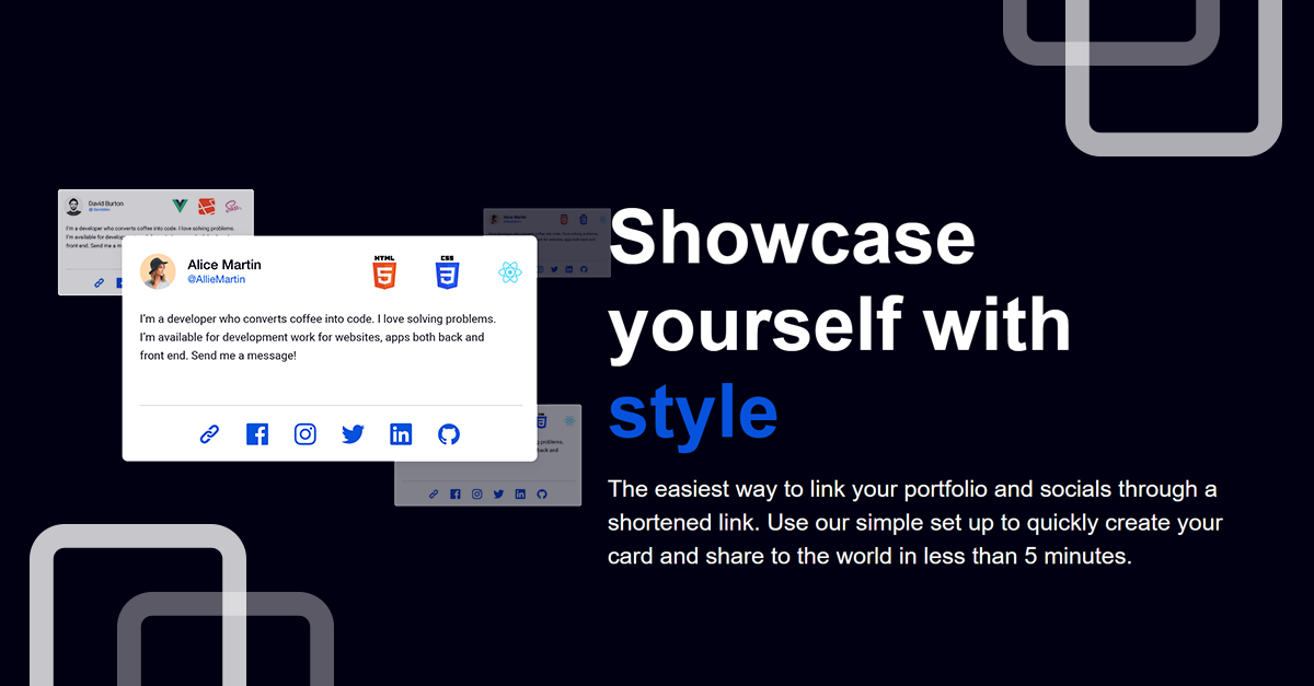 Dev Card | Showcase your skills